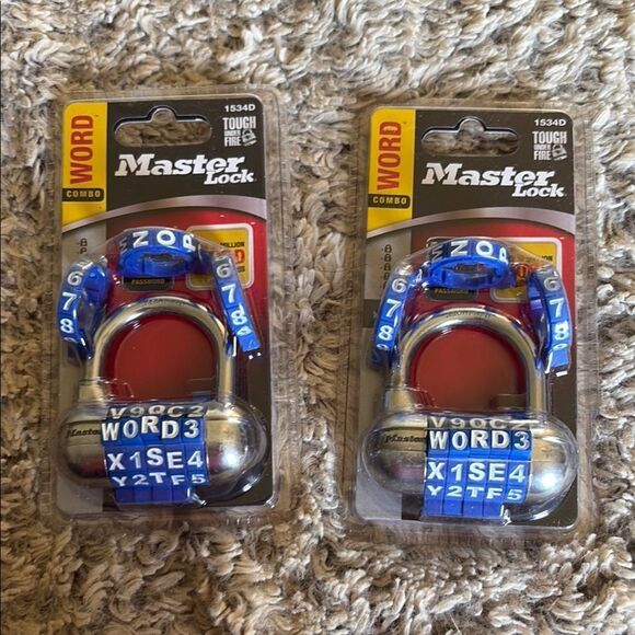 Combination Padlock set of 2 - Picture 1 of 1